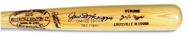 - Joe DiMaggio Signed “1941” Bat (36”)