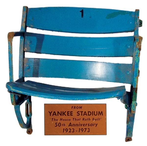 - 1923 Original Yankee Stadium Seat