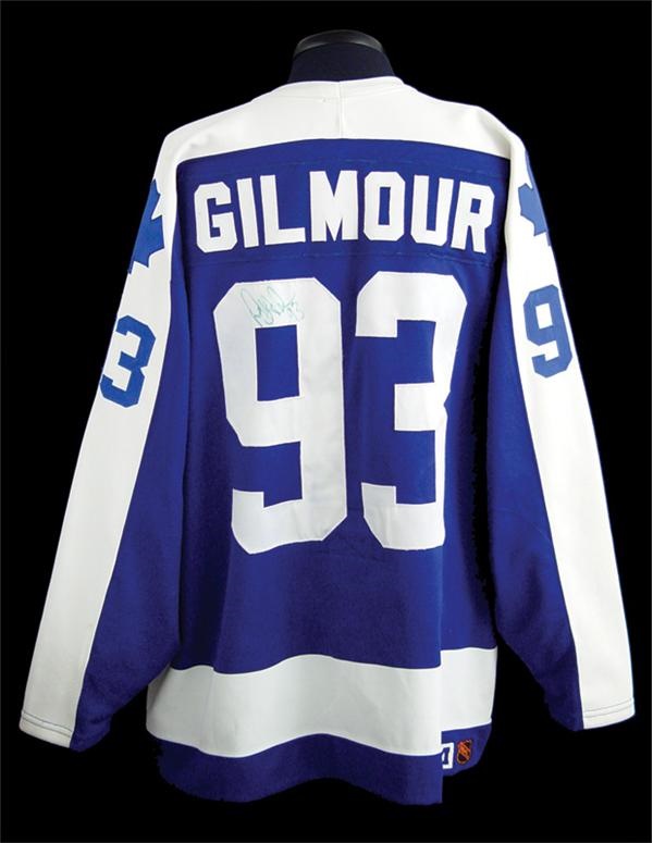 - 1991-92 Doug Gilmour Toronto Maple Leafs Game Worn Jersey