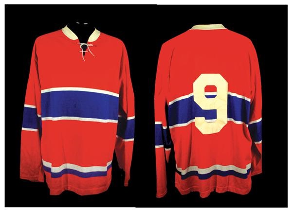 - 1970’s Maurice Richard Oldtimers Game Worn Sweater