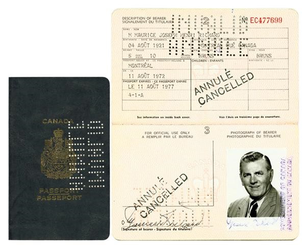 - Maurice Richard Passports (2)