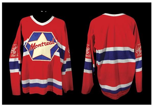 - 1980’s Maurice Richard Game Worn Old Timers Jersey