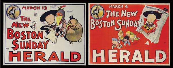 - 1904 Boston Sunday Herald Cartoon Posters (2)