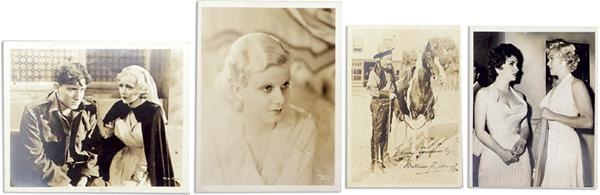 - Vintage Hollywood Movie Stars Wire and Still Photograph Collection (145)