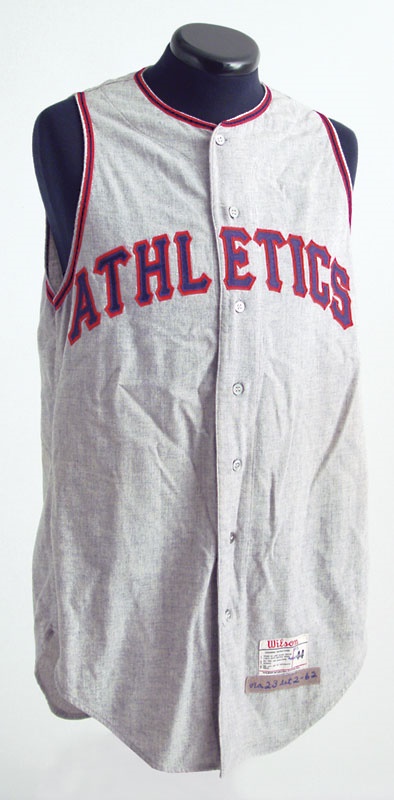 - 1962 Ed Lopat Autographed Game Worn Coach's Jersey
