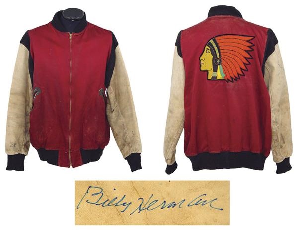 - 1946 Billy Herman Autographed and Worn Boston Braves Jacket