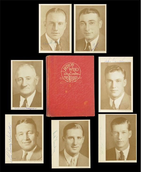 - 1933 Signed <i>Who's Who in Major League Baseball </i>
