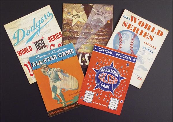 - 1930’s-50’s All Star Game & World Series Programs (7)