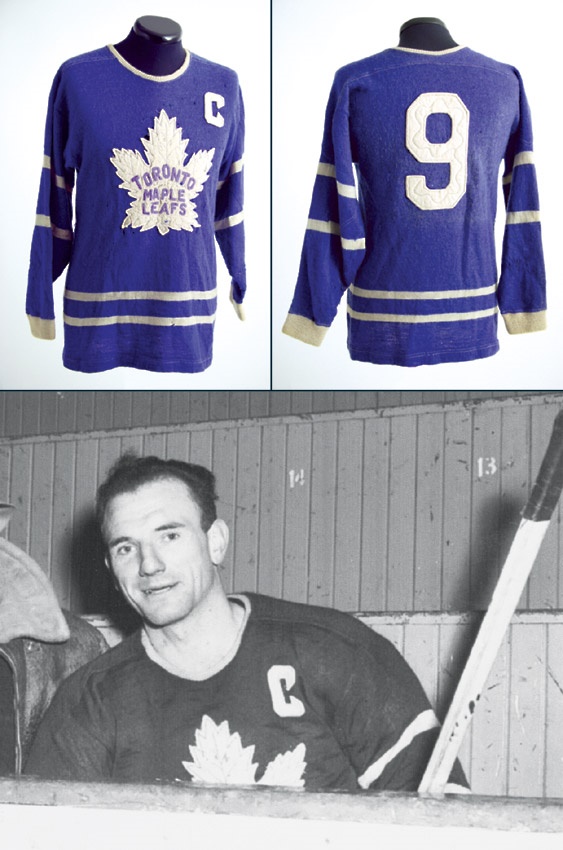 - 1950-51 Ted Kennedy Game Worn Toronto Maple Leafs Jersey