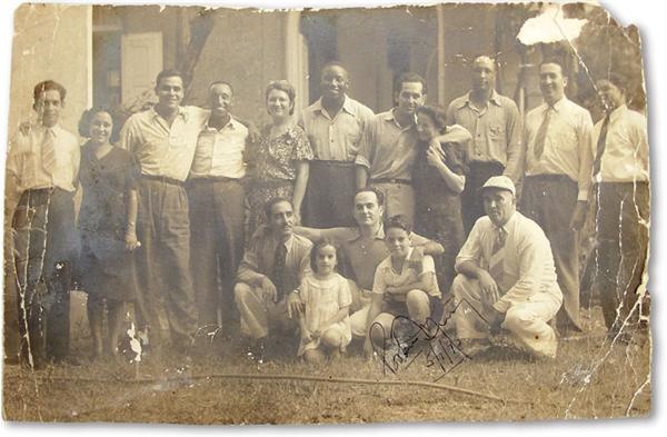 - 1939 Santurce Crabbers Photo w/ Josh Gibson (8x12")