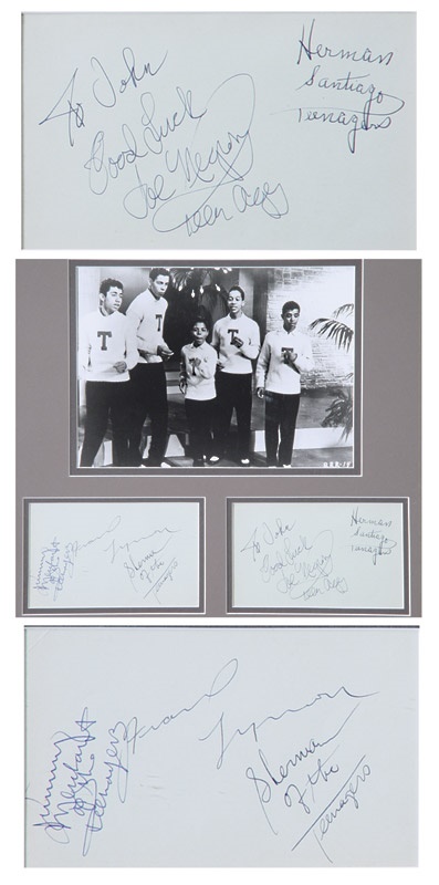 - Frankie Lymon & The Teenagers Signature Display (16x17”)