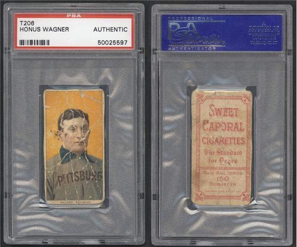 - Newly Discovered T206 Honus Wagner