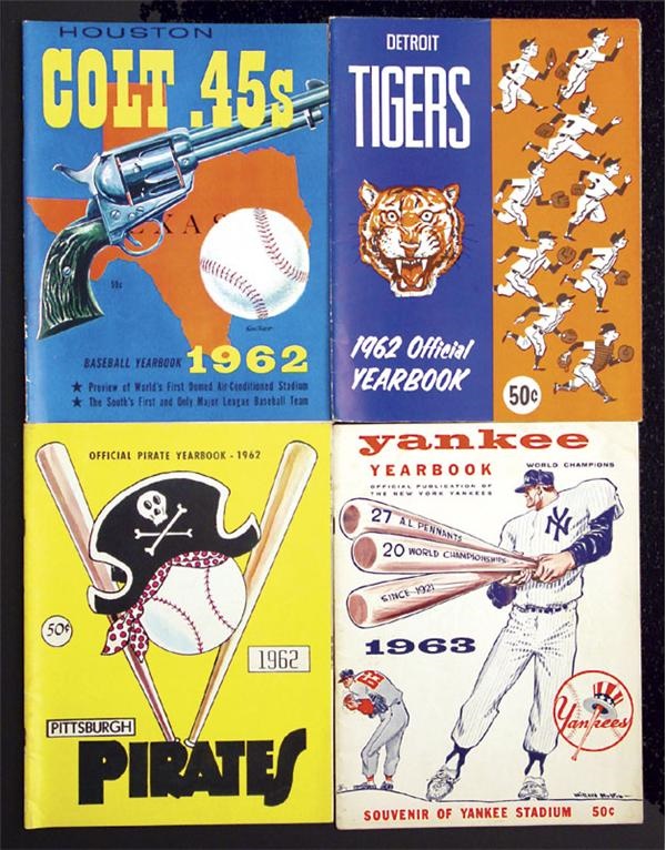 - 1960's Baseball Yearbook and Scorecard Collection  (19)