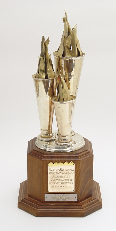 - Brad Park's 1984 Bill Masterton Trophy (15")