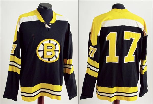 - 1969-70 Fred Stanfield Game Worn Boston Bruins Jersey