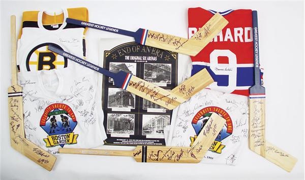 - Fred Stanfield Personal Collection of Signed Souvenirs (6).