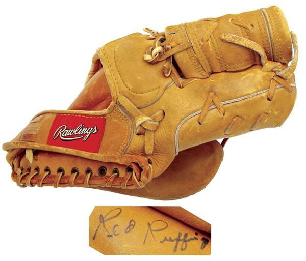 - Red Ruffing Autographed Game Used Glove