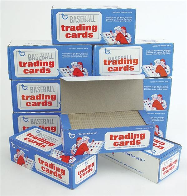 Unopened Cards - 1977 Topps Baseball Vending Boxes (10)