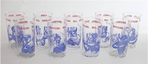 - Complete Set of 1939 Baseball Centennial Glasses in Original Box