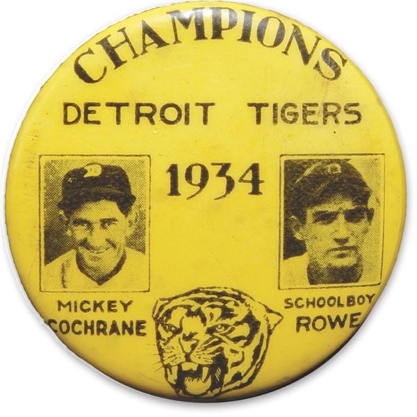 - 1934 Detroit Tigers Pin (1.5”)
