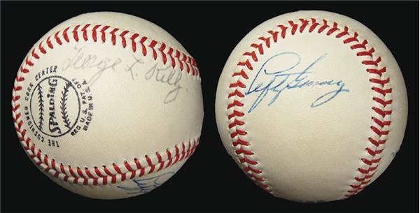 - Red Faber, Lety Gomez & George Kelly Signed Baseball