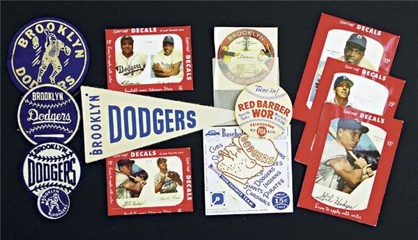 - Brooklyn Dodgers Decals & Patches (49)