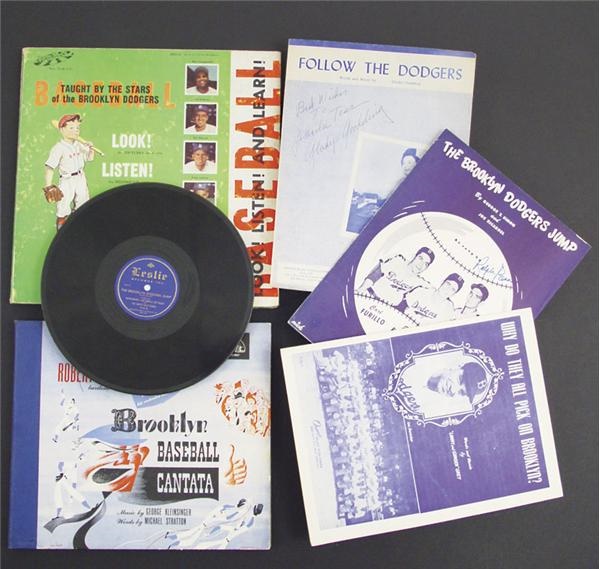 - Brooklyn Dodgers Sheet Music & Records (8)
