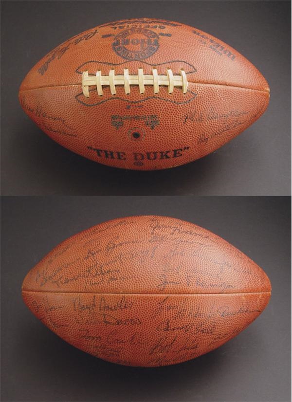 - Green Bay Packers Team Signed Super Bowl I Game Used Football