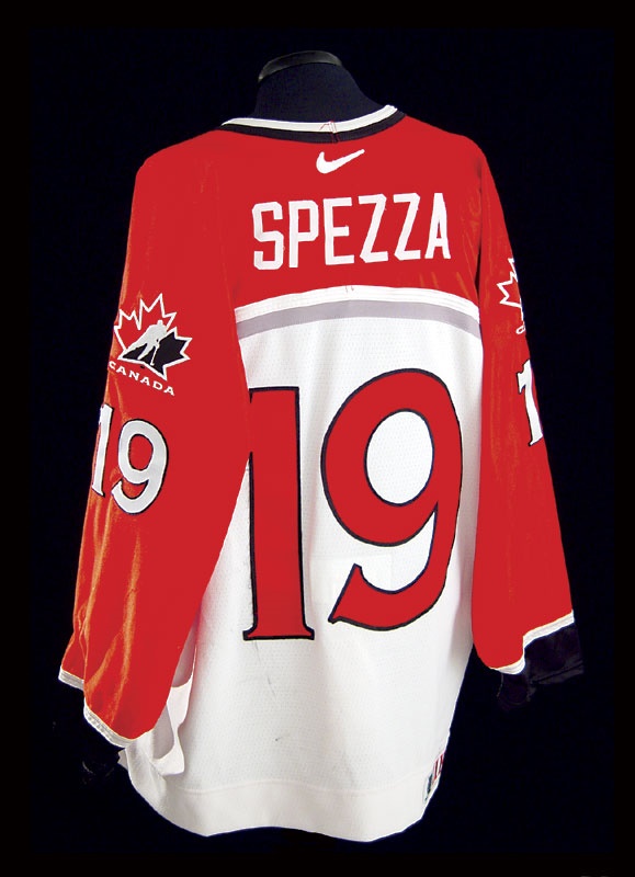 - Jason Spezza 1999-00 Team Canada World Juniors Game Worn Jersey