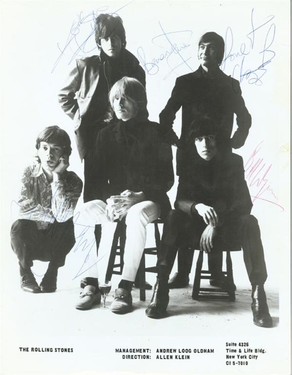 - Rolling Stones Signed Photo (8x10”)