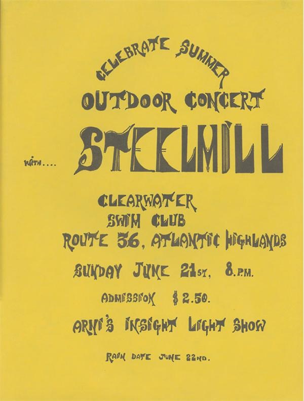 - Early Steelmill Concert Handbill (8.5x11")