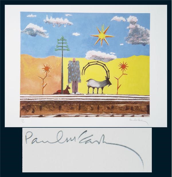 - Paul McCartney Signed Lithograph