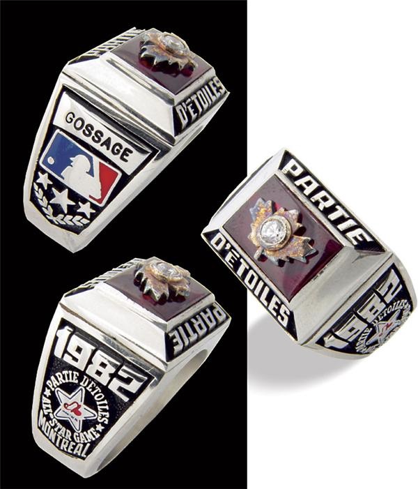 - 1982 Goose Gossage All Star Ring