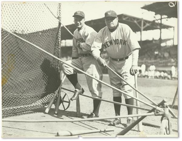 - Lou Gehrig & Babe Ruth Photograph (8x6.5")