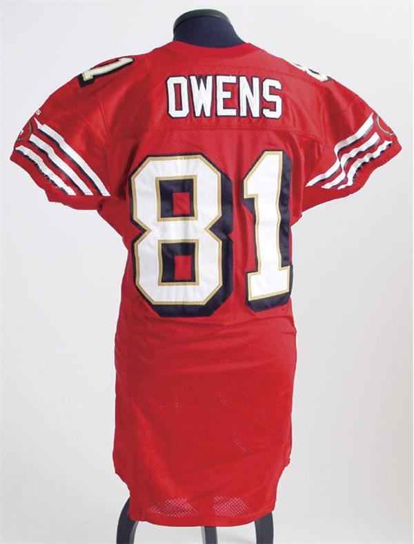 - 2001 Terrell Owens Game Worn Jersey