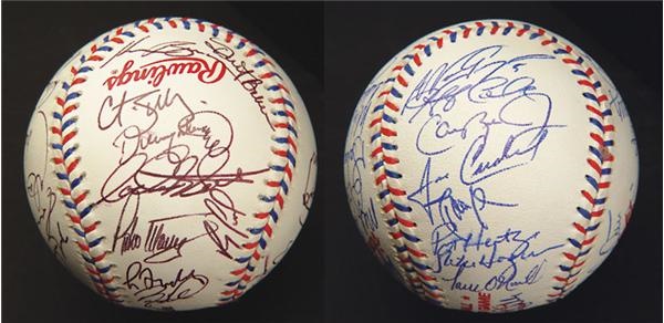 - 1997 American & National League All Star Team Signed Baseballs