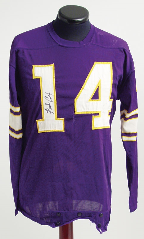 - 1960's Fred Cox Game Used Viking Jersey