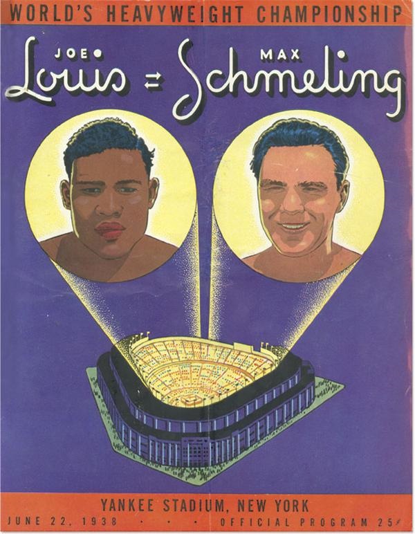 - 1938 Joe Louis vs. Max Schmeling II Program