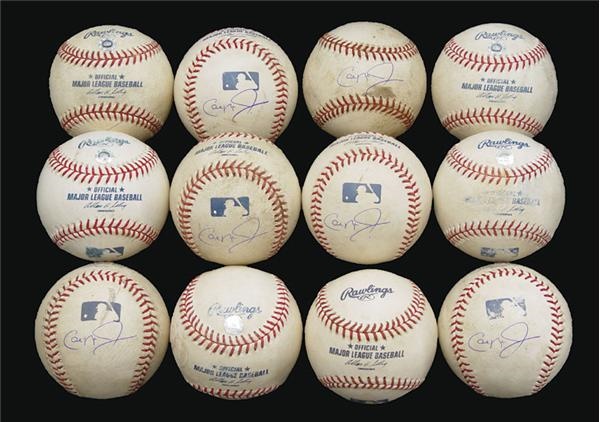 - MLB Authentic Game Used Baseballs (11)