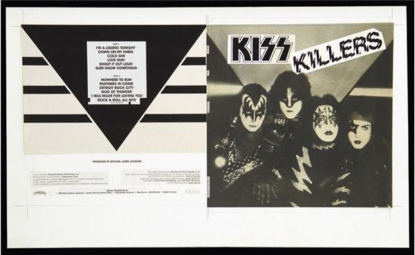 - KISS Original “Killers” LP Cover Art (19x30")