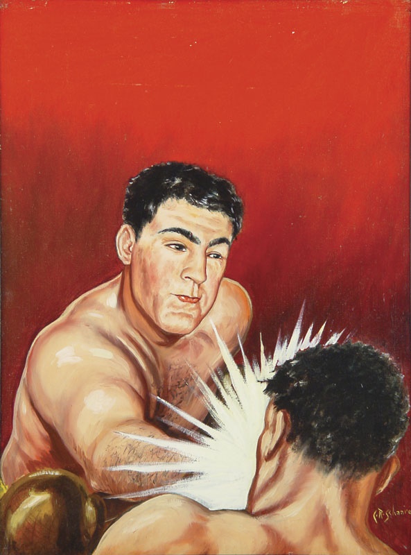 The Ring - Rocky Marciano Original <i>The Ring </i>Cover Art (18x24")