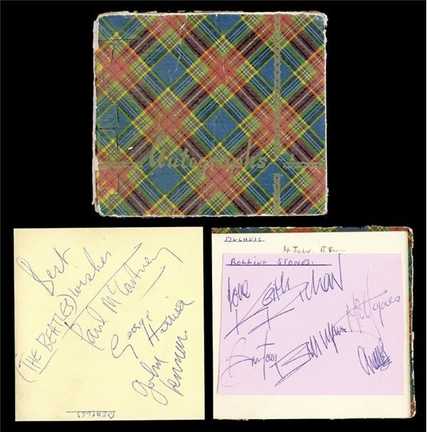 - Beatles & Others Vintage Signed Autograph Album