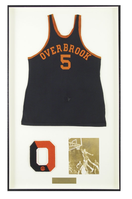 - Wilt Chamberlain Game Worn Overbrook High School Jersey