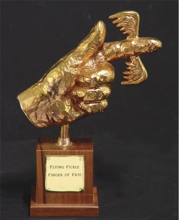 - Laugh-In Flying Fickle Finger of Fate Award (9.5" tall)