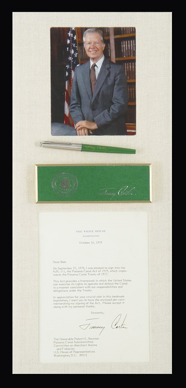 - Jimmy Carter Pen That Signed Panama Canal Act