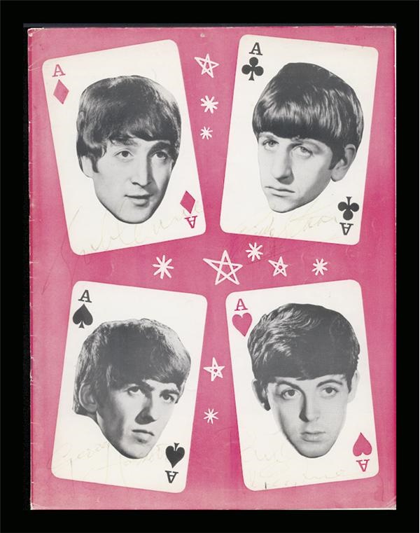 - Beatles Signed "Four Aces" Program