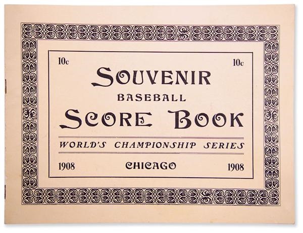 - 1908 World Series Program at Chicago