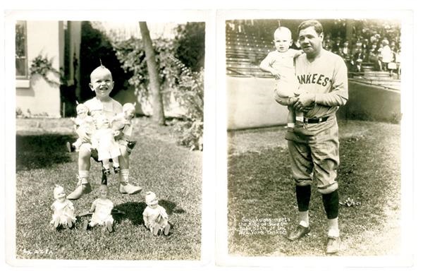 - Babe Ruth and Snookums Promotional Photographs (2)