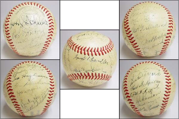 - 1941 All Stars Signed Baseball