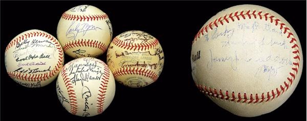 - Exceptional Hall of Fame & James J. Braddock Baseballs (5)